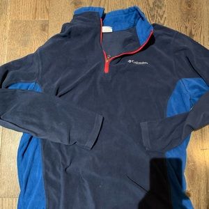 Columbia 1/4 zip fleece Men L